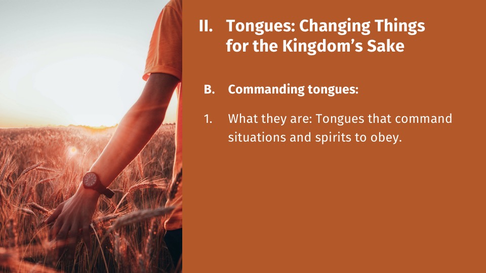 Commanding Tongues