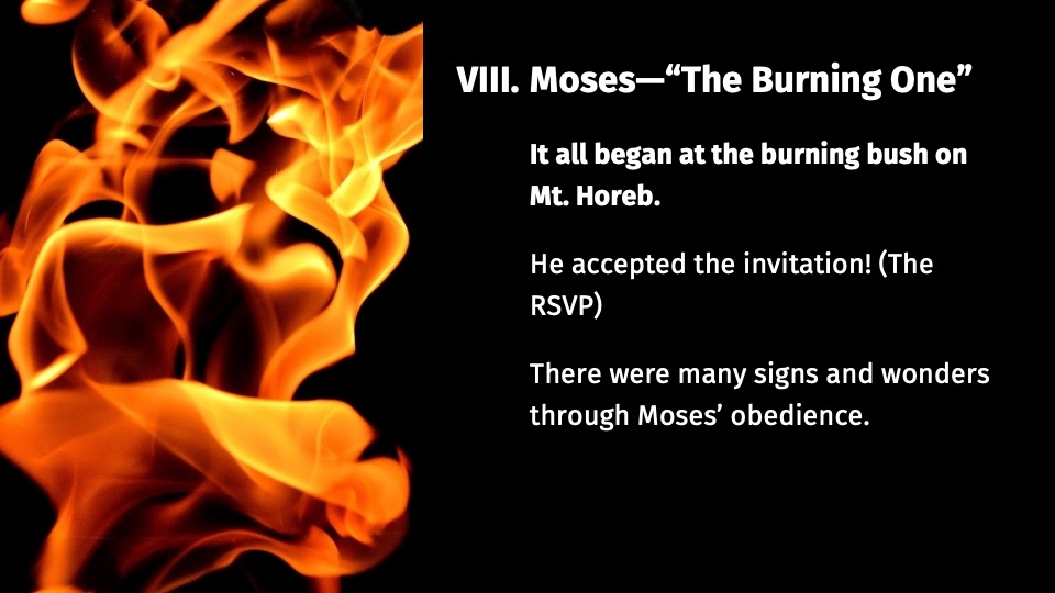 Moses—'The Burning One'