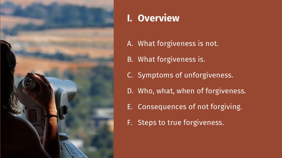 Forgiveness overview
