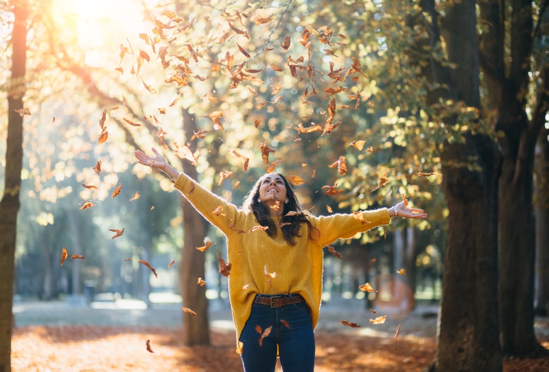 Woman Celebrating