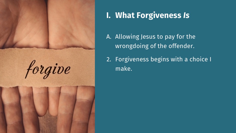 Forgiveness is 2