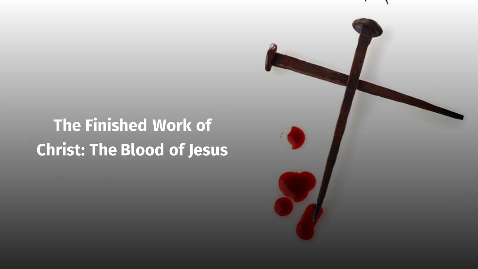 The blood of Jesus