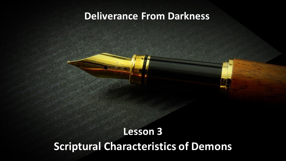 Deliverance from Darkness