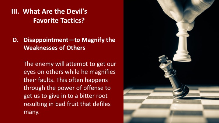 Devil's Favorite Tactics