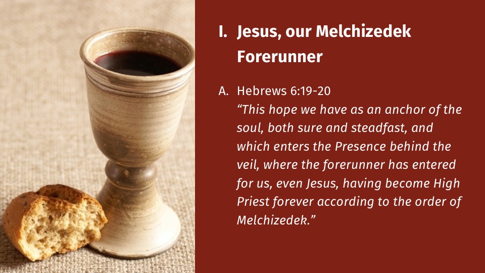 Jesus Forerunner